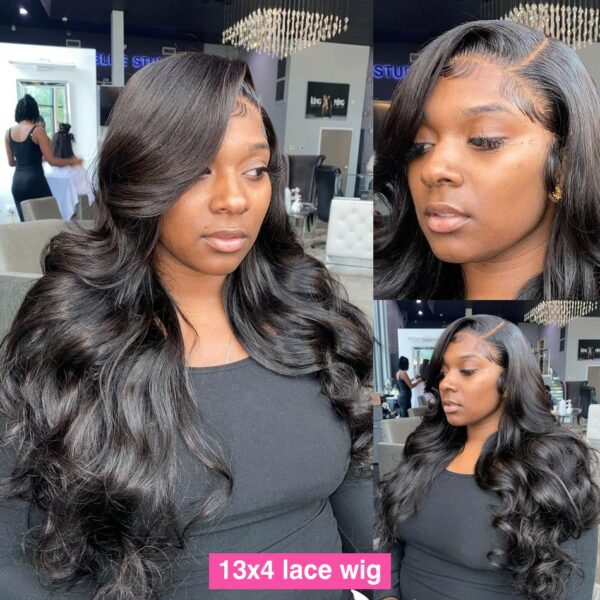 Body Wave 360 Full Lace Wig Human Hair Pre Plucked - Image 3